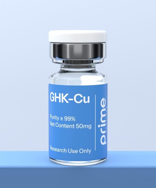 Prime Peptides GHK-Cu 50mg research vial