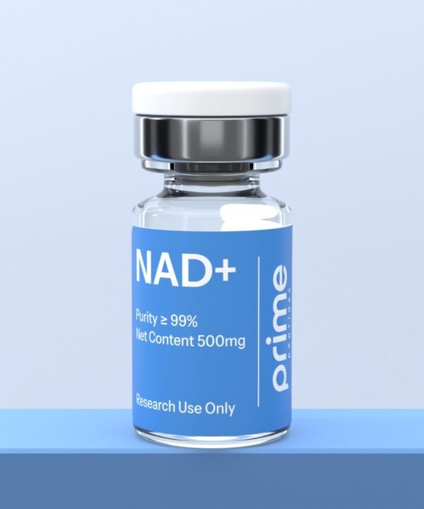 Prime Peptides NAD+ 500mg research vial